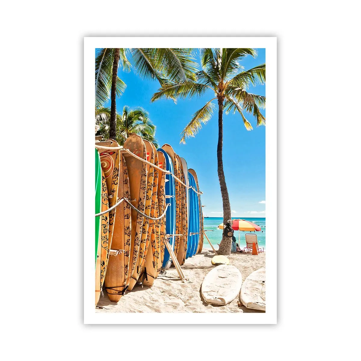 Plakat - Solrig sjov - 61x91 cm