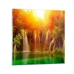 Billede på glas - I solskin og skygge - 50x50 cm