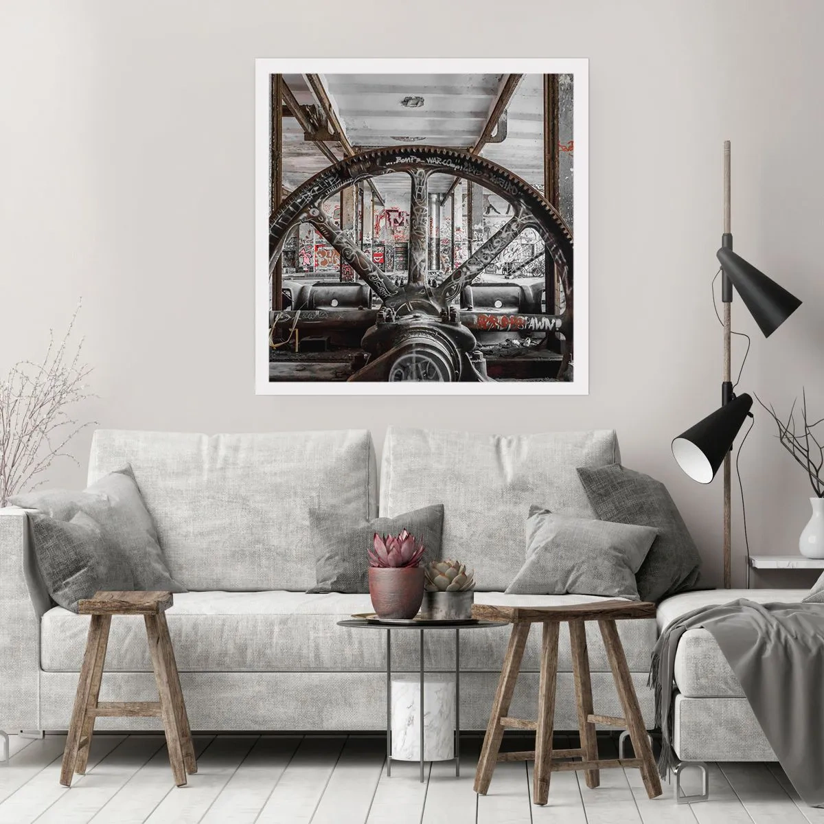 Plakat - Fabrikkens hemmelige liv - 60x60 cm