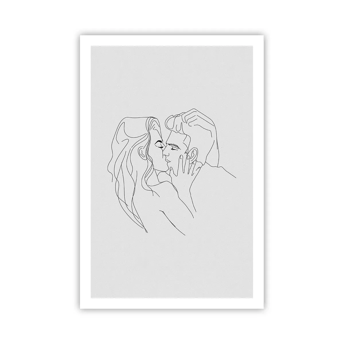 Plakat - I samme linje - 61x91 cm