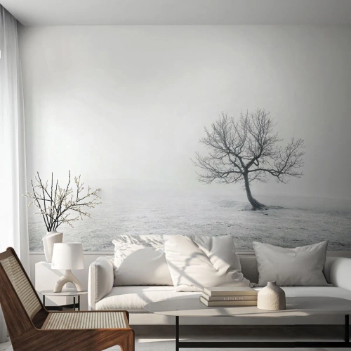 Fototapet Premium Canvas - Mod intetheden - Landskab, Træ, Natur - 150x105 cm