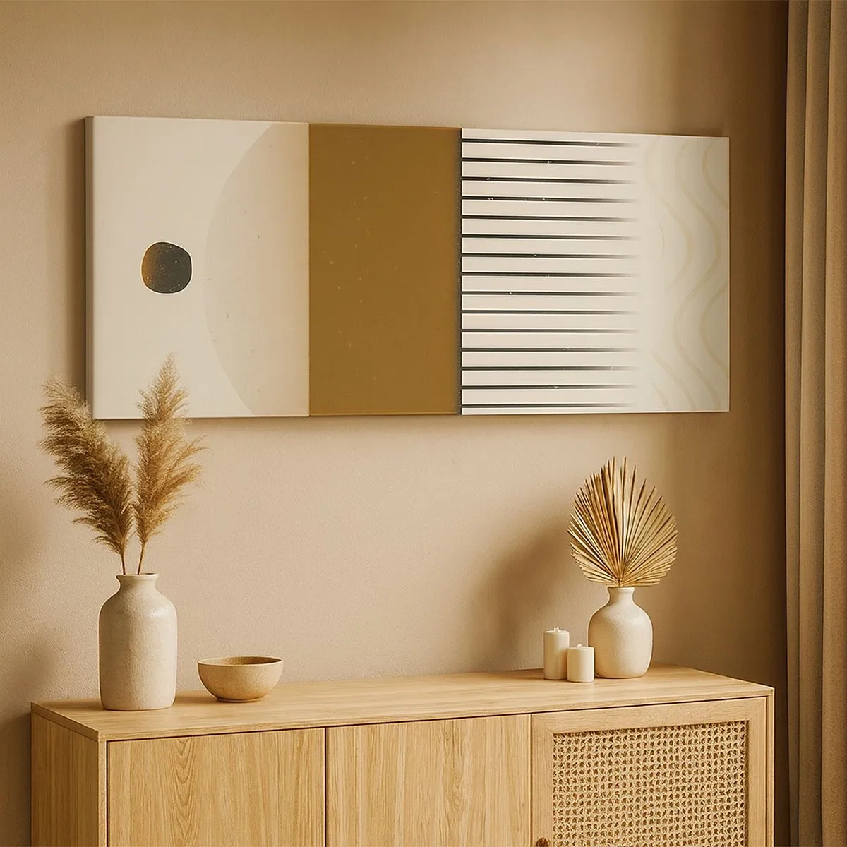 Lærredstryk - Billede på lærred - Forskellige stater - 100x40 cm