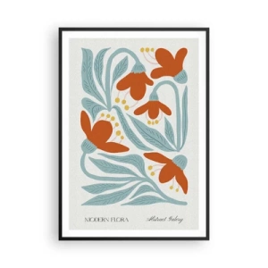 Plakat i sort ramme - Mod jorden, mod solen - 70x100 cm