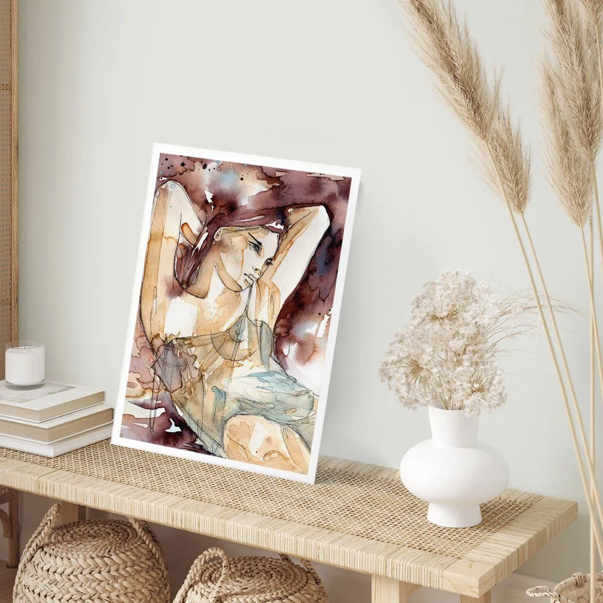 Plakat - I stemning af lilla - 70x100 cm