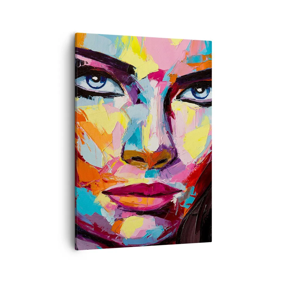 Lærredstryk - Billede på lærred - Også en farverig sjæl - 50x70 cm