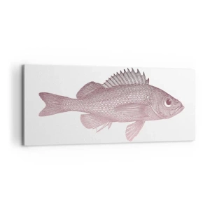 Lærredstryk - Billede på lærred - Fisk med store øjne - 100x40 cm