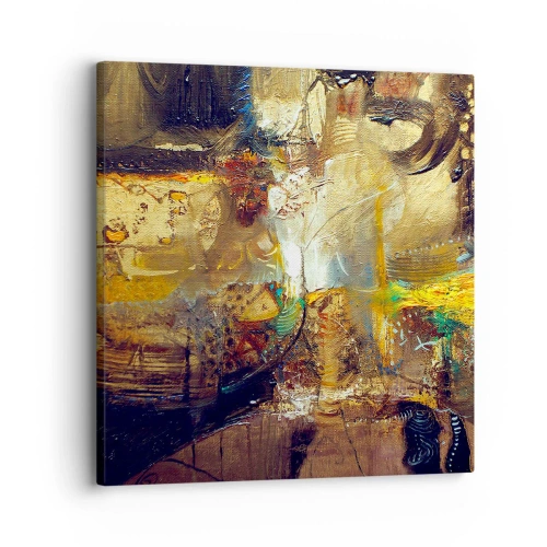 Lærredstryk - Billede på lærred - Kold, varm, meget varm - 30x30 cm