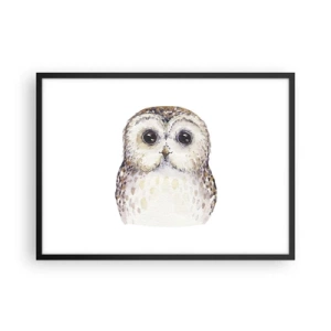 Plakat i sort ramme - Se mig i øjnene - 70x50 cm