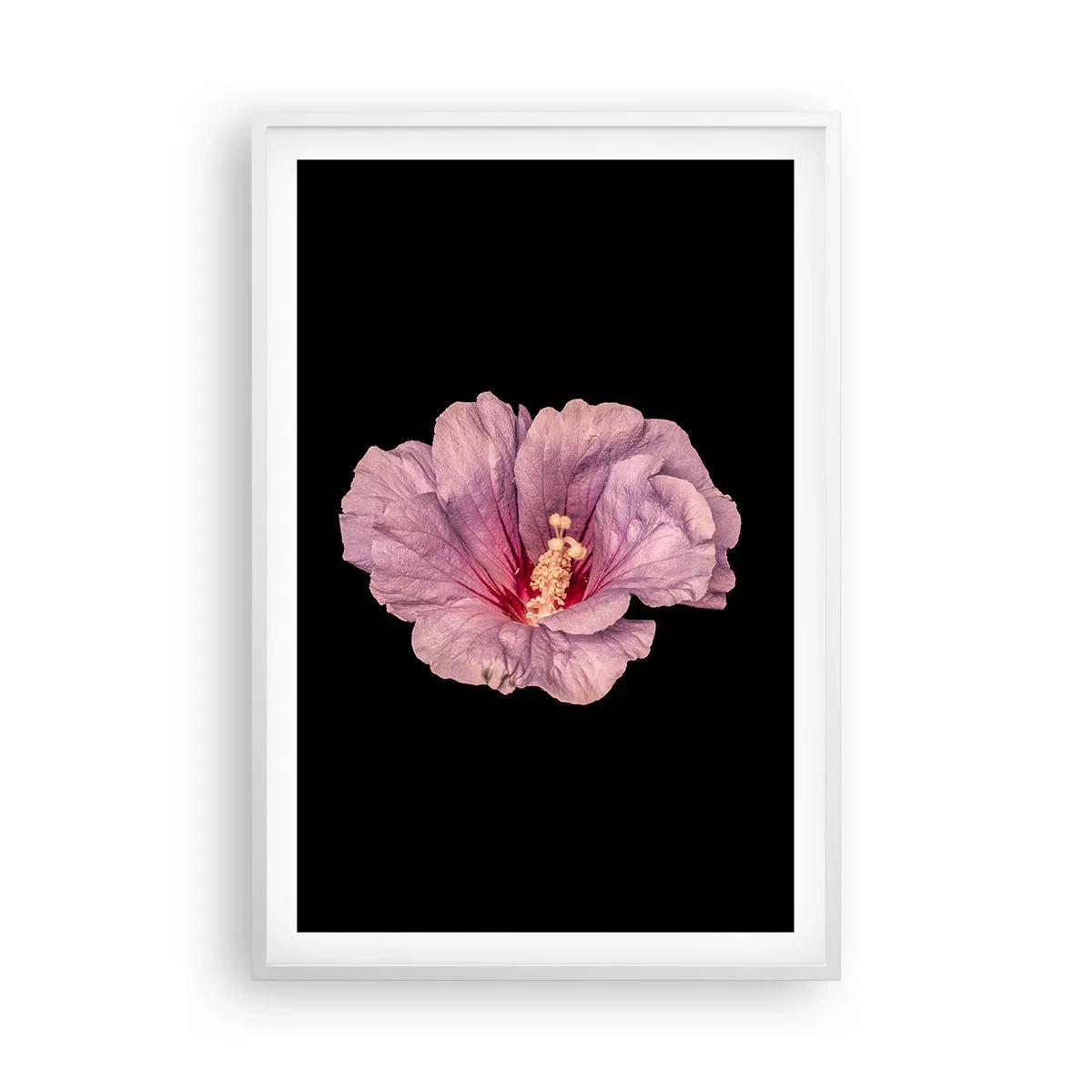 Plakat i hvid ramme - Lige i hjertet - 61x91 cm