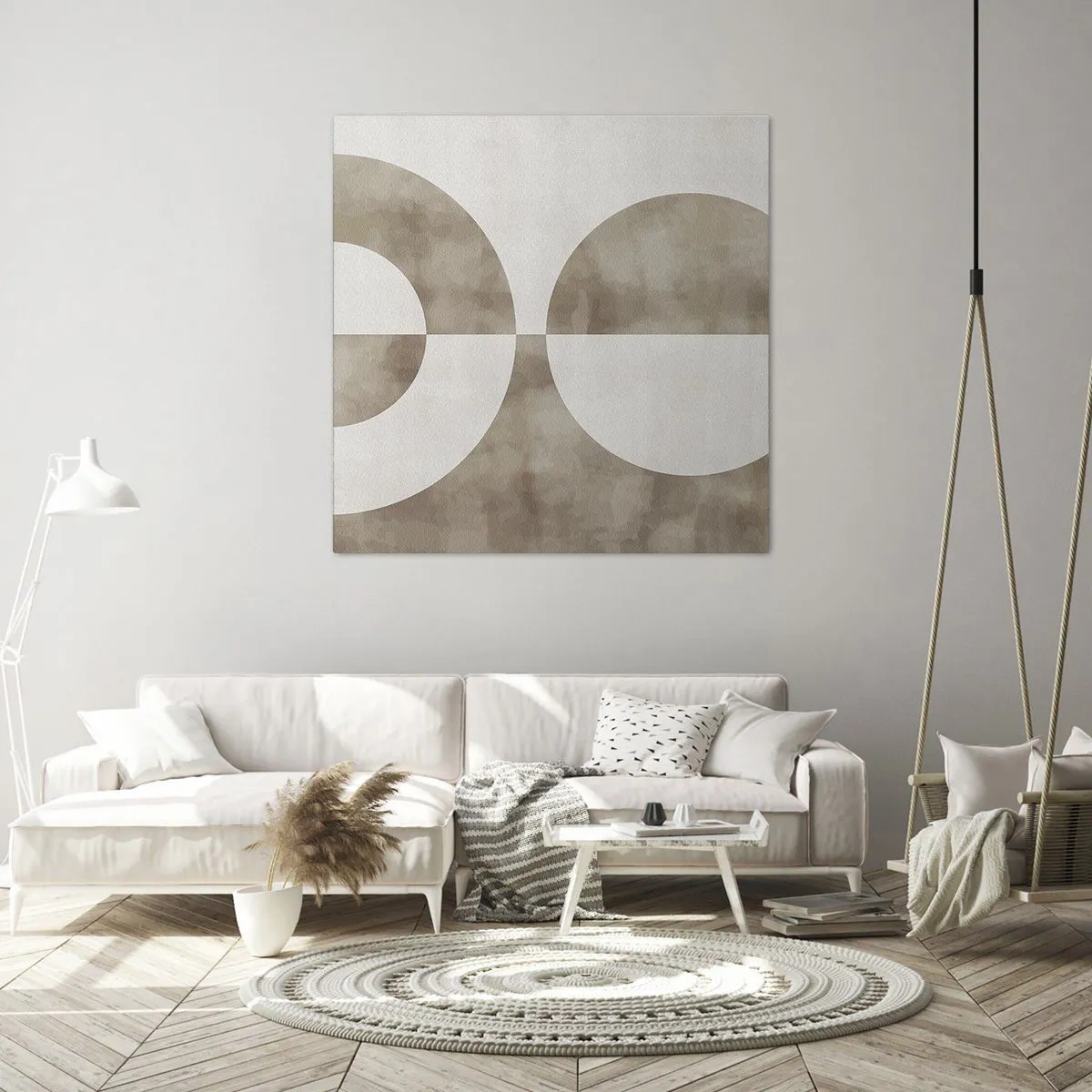 Lærredstryk - Billede på lærred - Ligheder og forskelle - 60x60 cm