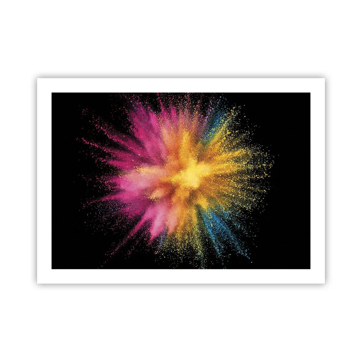 Plakat - Farvernes fødsel  - 70x50 cm