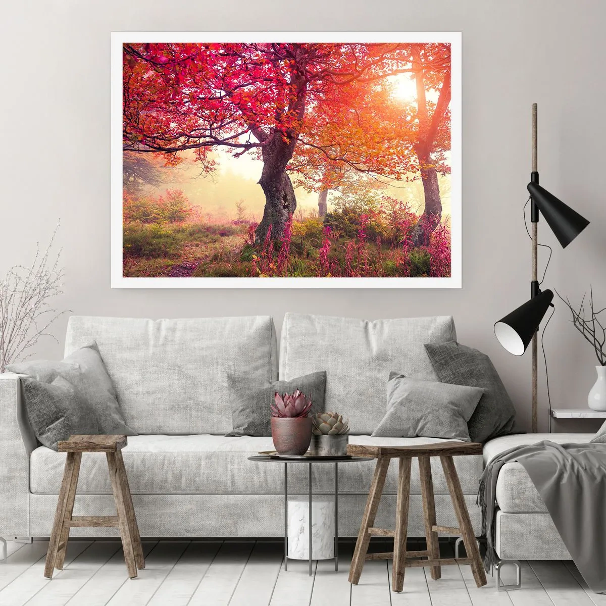 Plakat - Et væld af blomstring - 40x30 cm