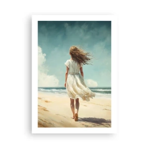 Plakat - At møde solen og vinden - 50x70 cm