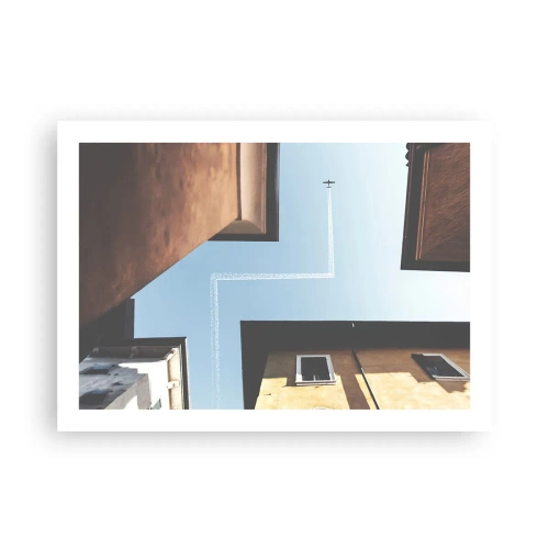 Plakat - Over den urbane labyrint - 70x50 cm