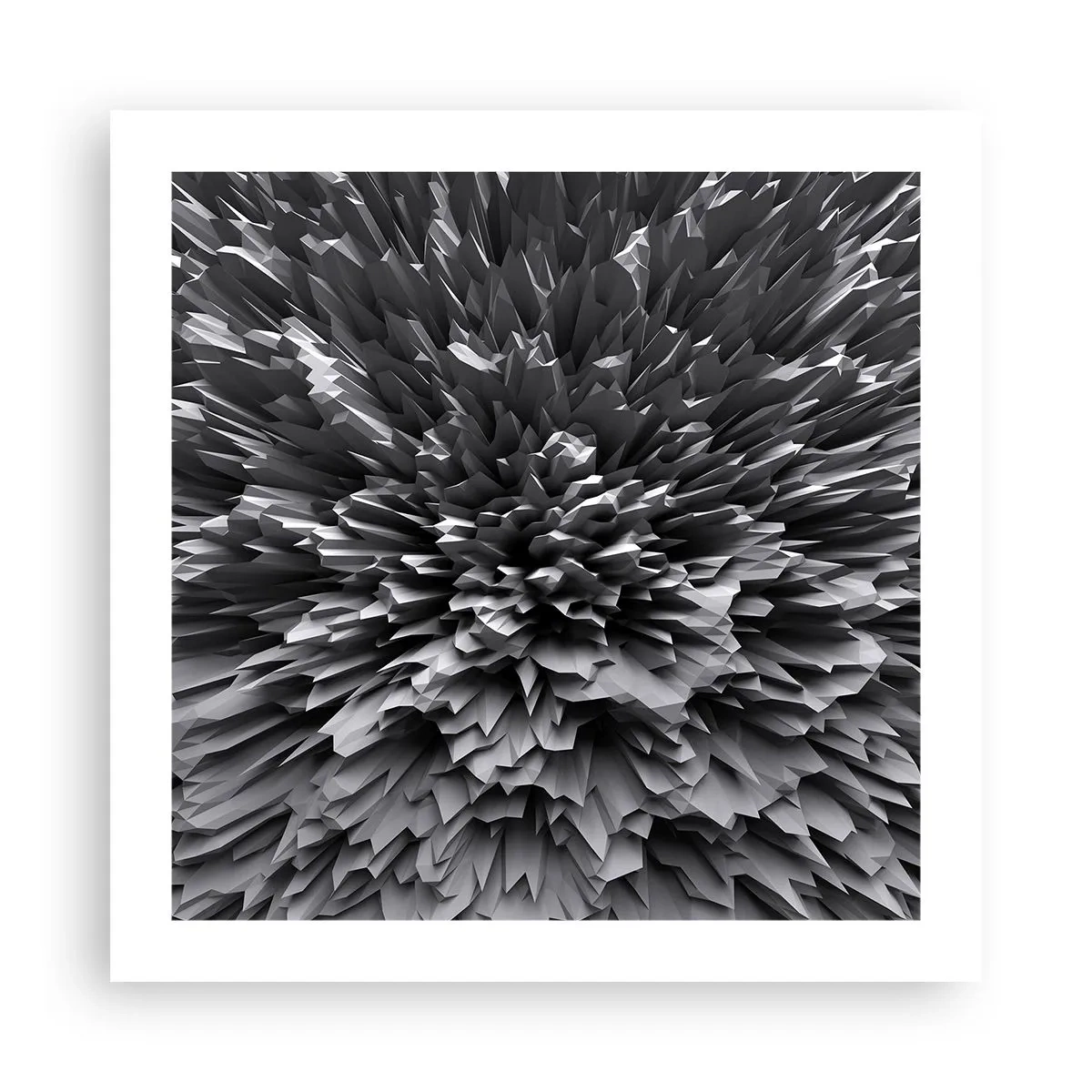 Plakat - Det kan ikke blive skarpere end dette - 50x50 cm