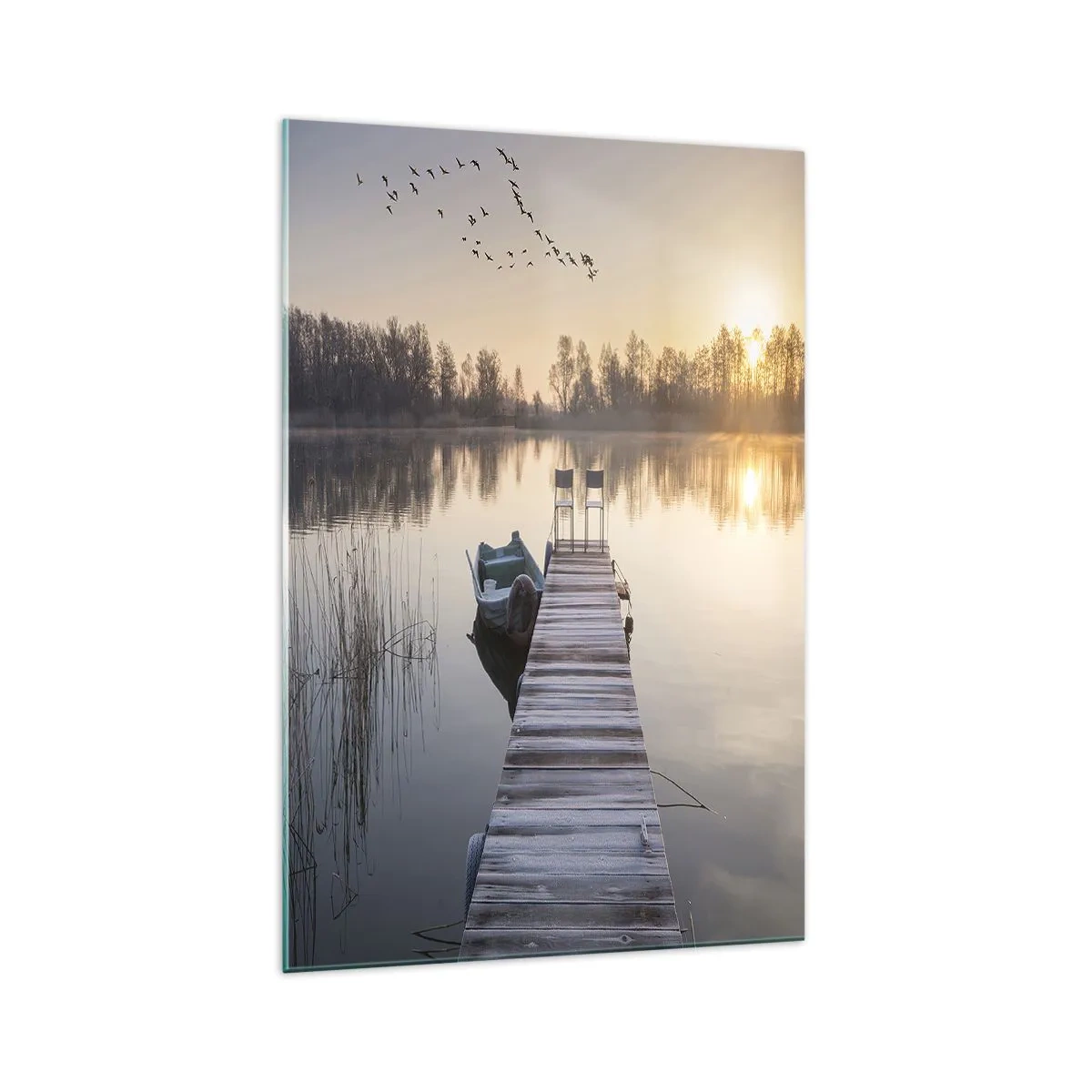 Billede på glas - Jeg kommer tilbage om et stykke tid - 70x100 cm