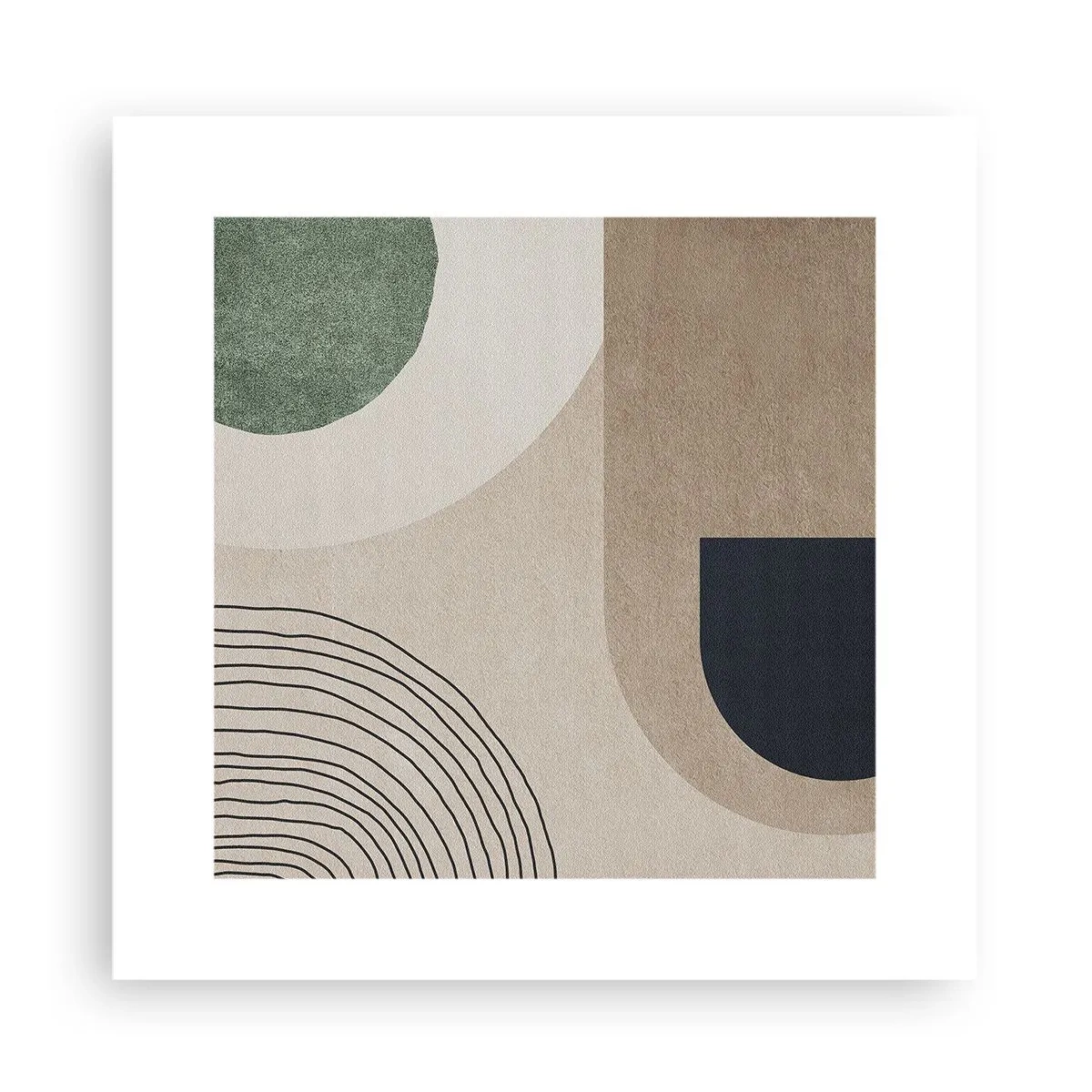 Plakat - Blidheden i en oval - 30x30 cm
