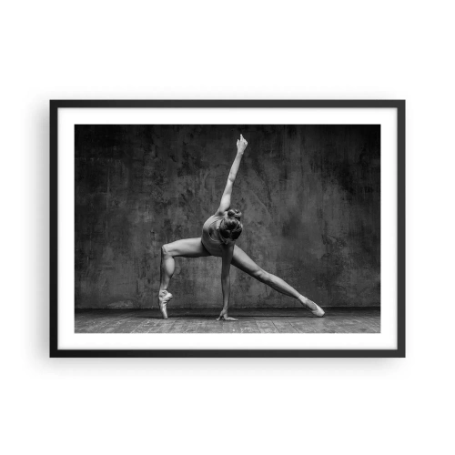 Plakat i sort ramme - Idealet om balance - 70x50 cm