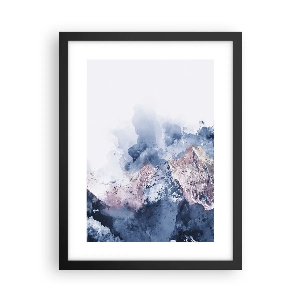 Plakat i sort ramme - Dette er toppene! - 30x40 cm