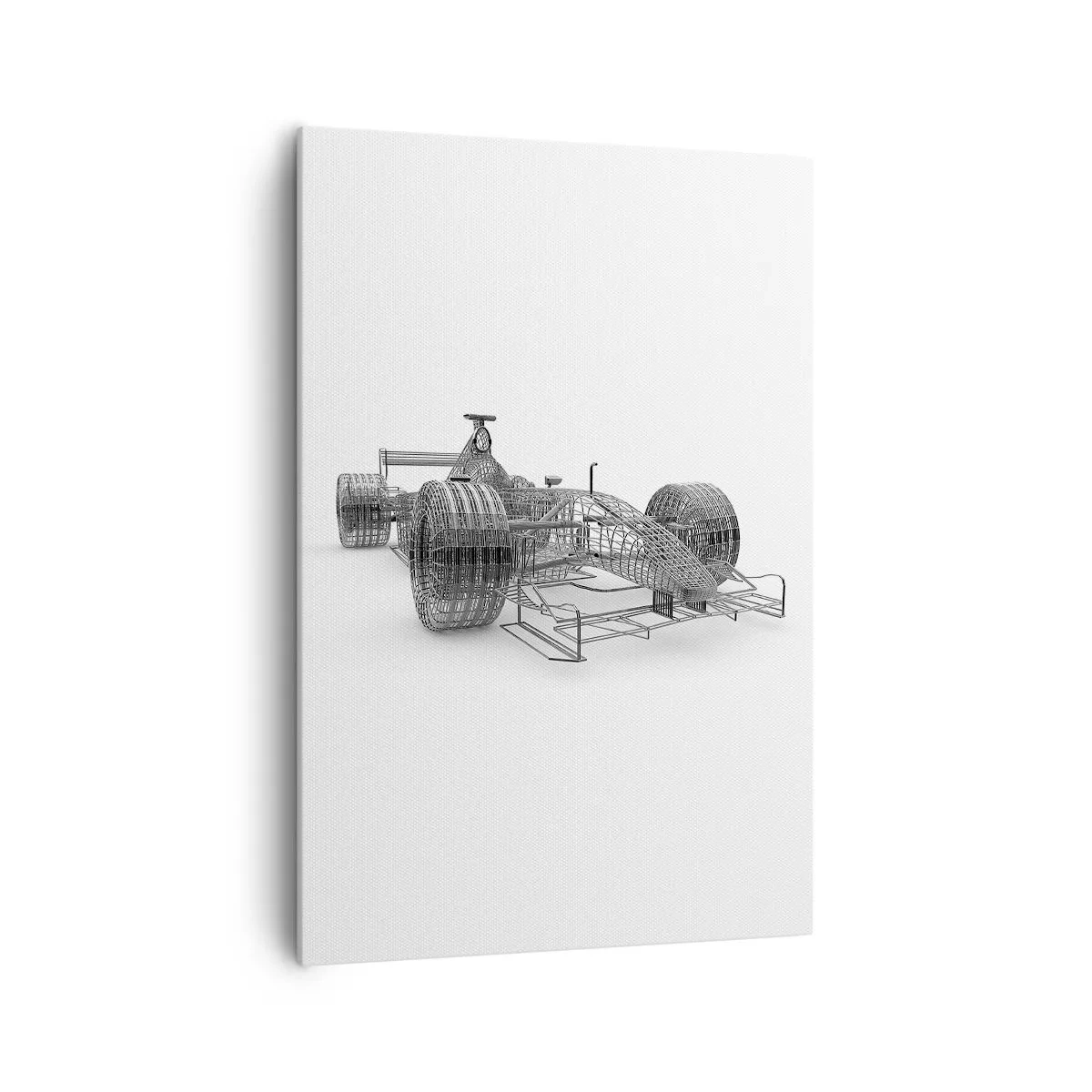 Lærredstryk - Billede på lærred - Ideelt design - idéen om dynamik - 70x100 cm