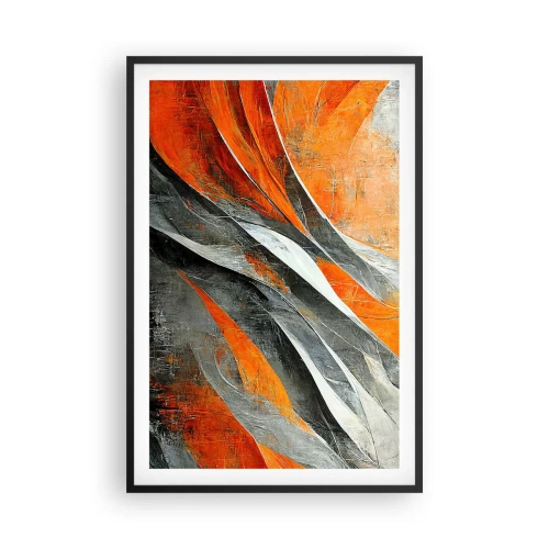 Plakat i sort ramme - Varme og kulde - 61x91 cm