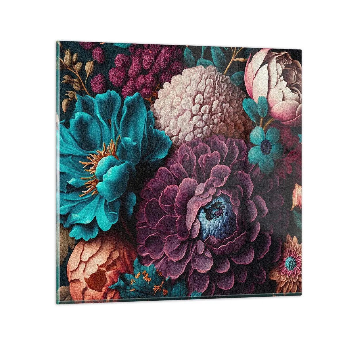Billede på glas - Natur i overflod - 30x30 cm