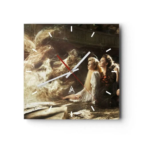 Vægur, Uret - Og der skete poesi - 30x30 cm