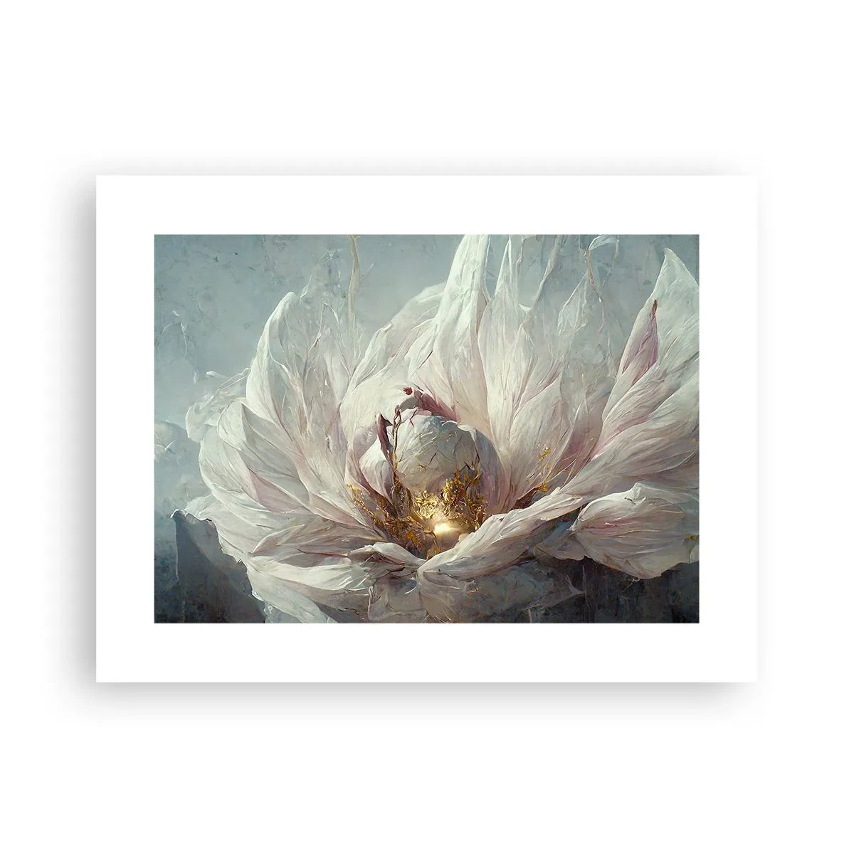 Plakat - Blomstrer en gang om hundrede år - 40x30 cm