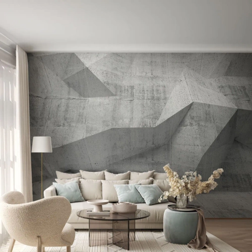 Fototapet Premium Canvas - En ægte udfordring - Abstraktion, Stykke, 3D - 200x140 cm