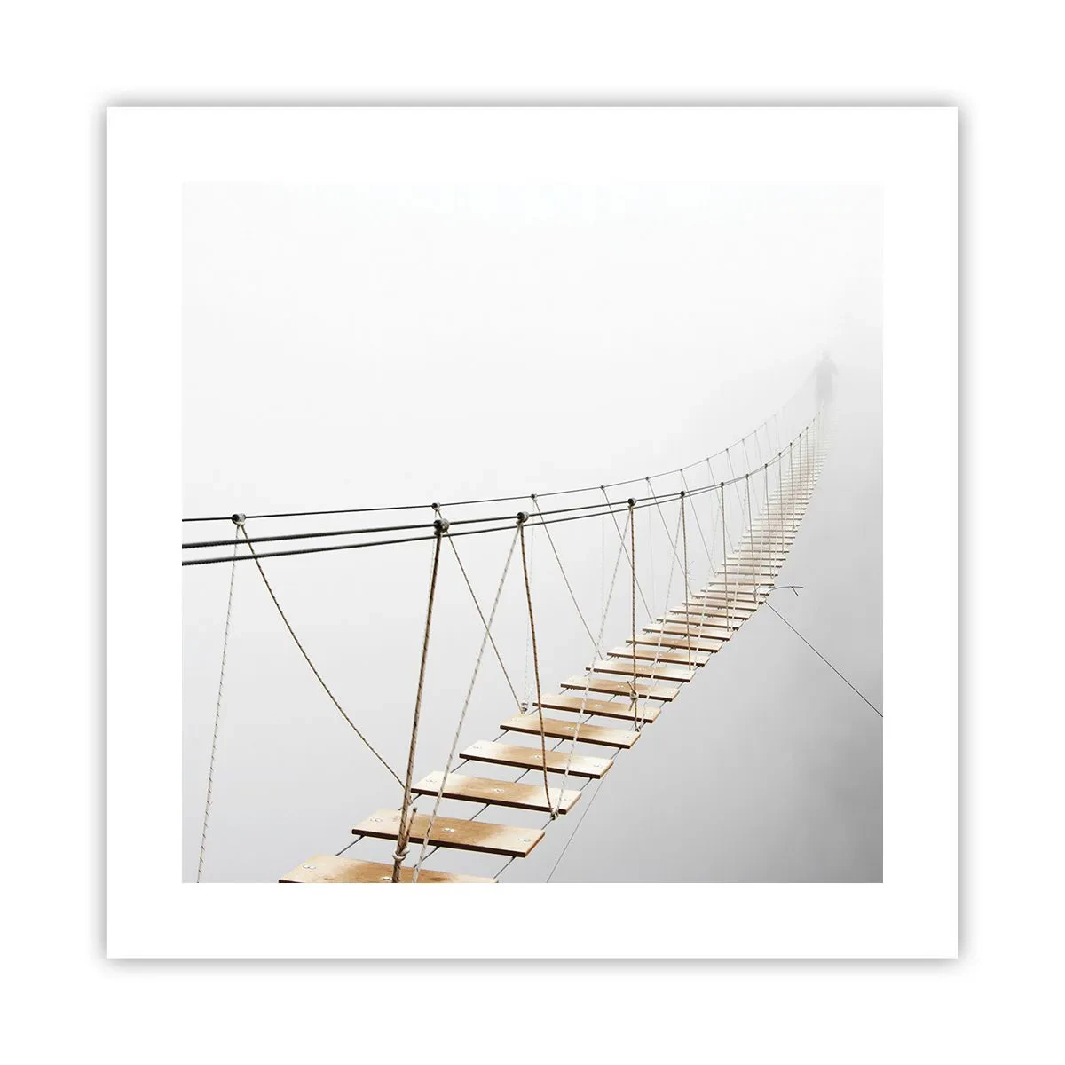 Plakat - Hvor vil det føre dig hen? - 40x40 cm