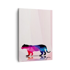 Lærredstryk - Billede på lærred - Diamant panter - 50x70 cm