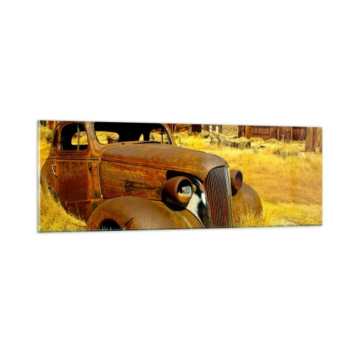 Billede på glas - Et velfortjent hvil - 90x30 cm