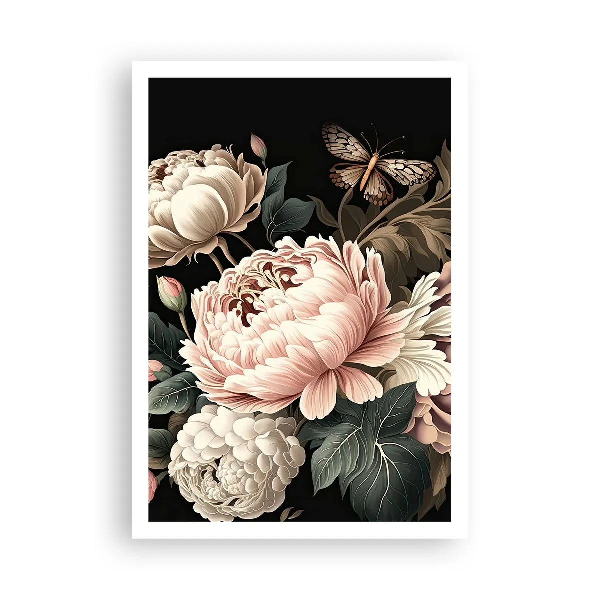 Plakat - I barok stil - 70x100 cm