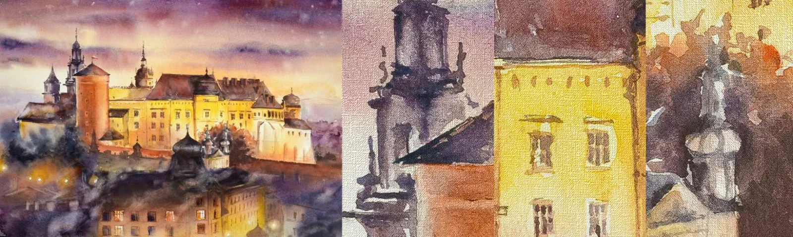 Prøve Fototapet Premium Canvas - En historie og en fortælling - Låse, Klassisk, Arkitektur - 100x30 cm