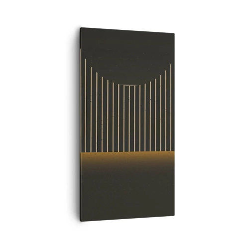 Lærredstryk - Billede på lærred - Udforsk mørket - 55x100 cm