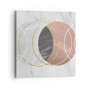 Lærredstryk - Billede på lærred - Sfærernes musik - 70x70 cm