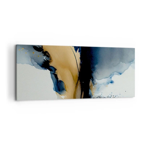 Lærredstryk - Billede på lærred - Bag sløret - 100x40 cm