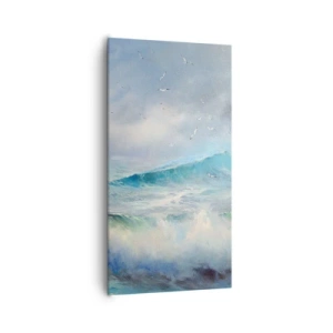 Lærredstryk - Billede på lærred - "Hvirvelvinden hylede af triumf ...’ - 65x120 cm