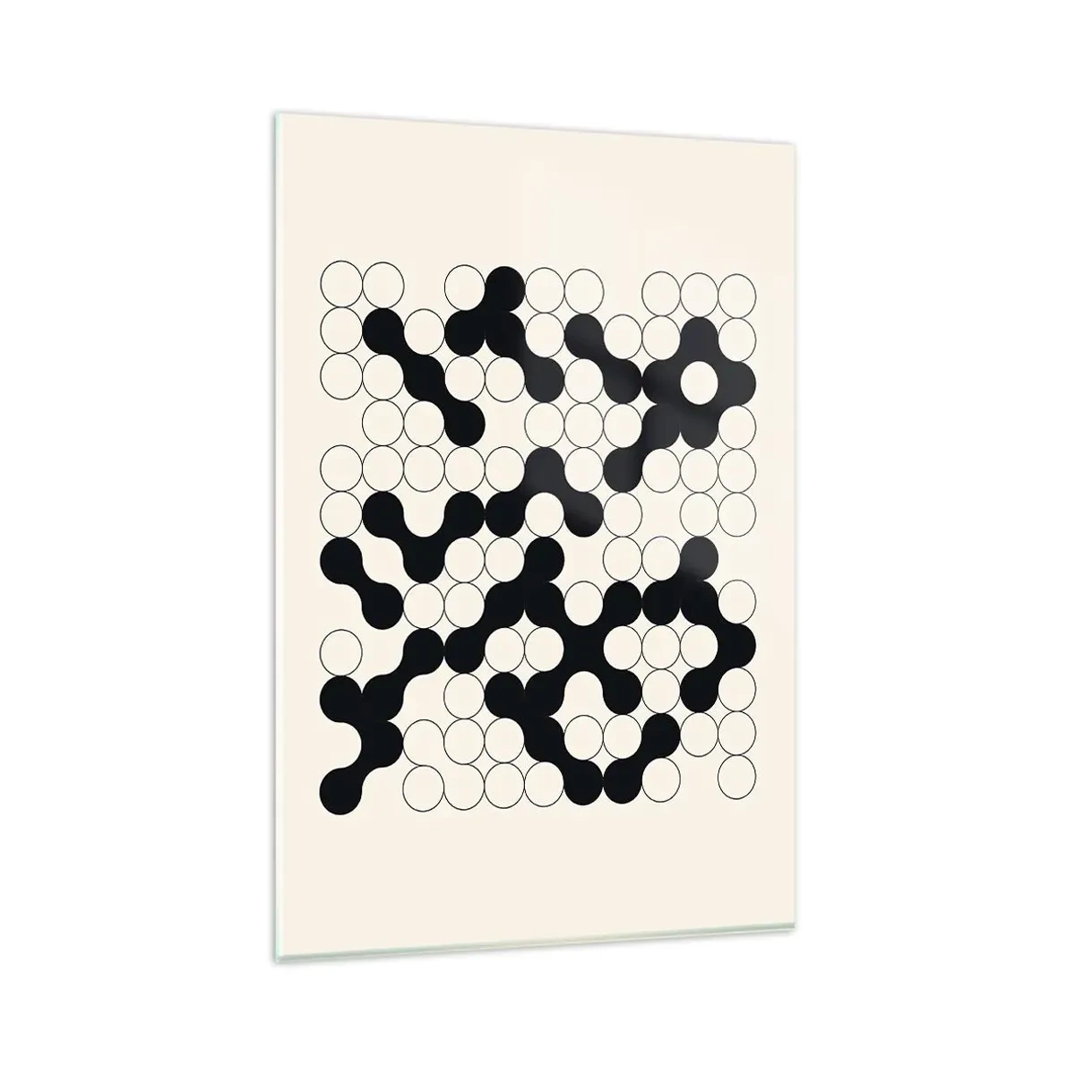 Billede på glas - Kinesisk spil - variation - 80x120 cm