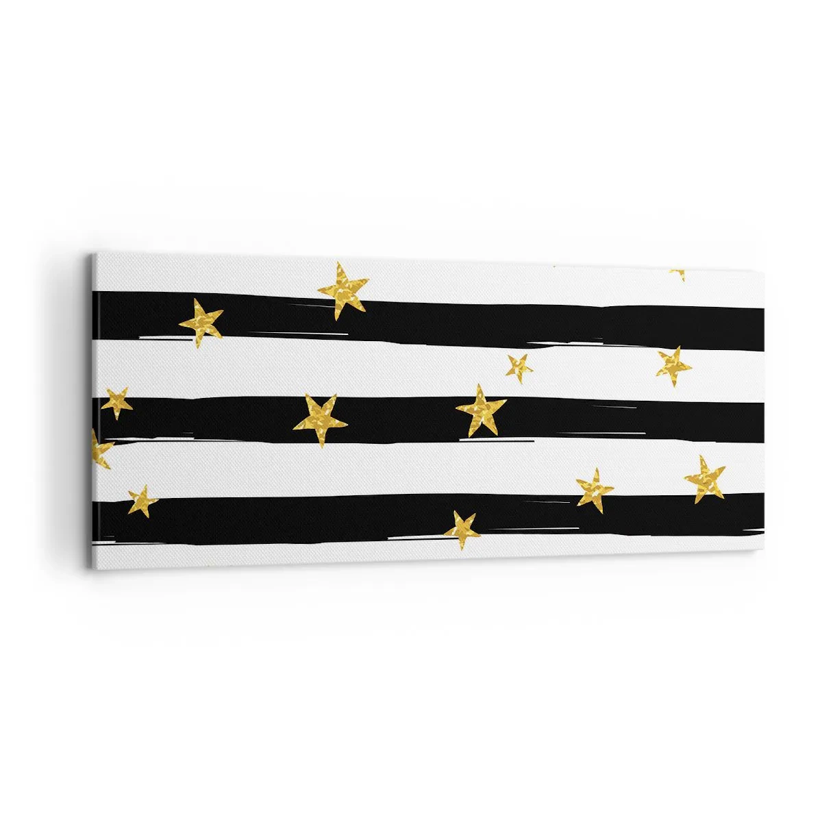 Lærredstryk - Billede på lærred - Vi blev alle født under en heldig stjerne - 120x50 cm