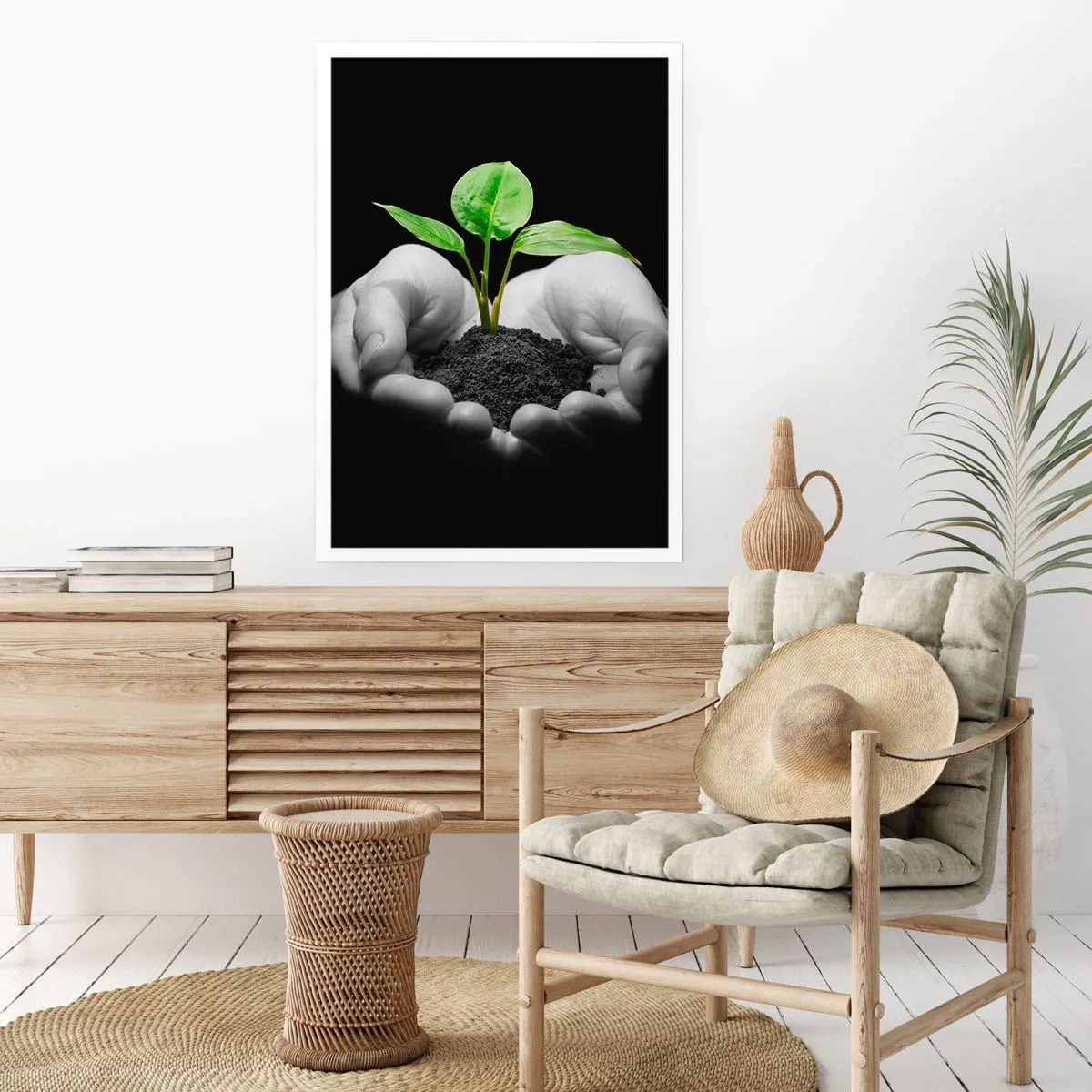 Plakat - Jeg elsker naturen, jeg beskytter den - 30x40 cm