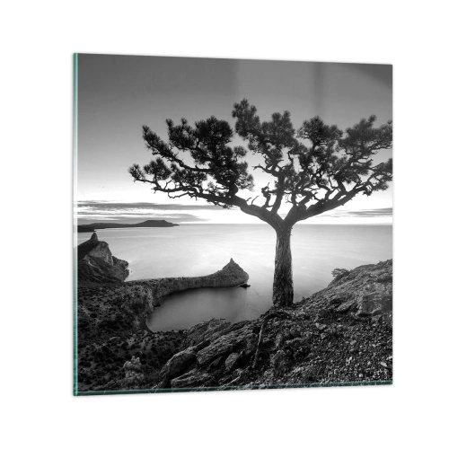 Billede på glas - Fred hele vejen til horisonten - 70x70 cm