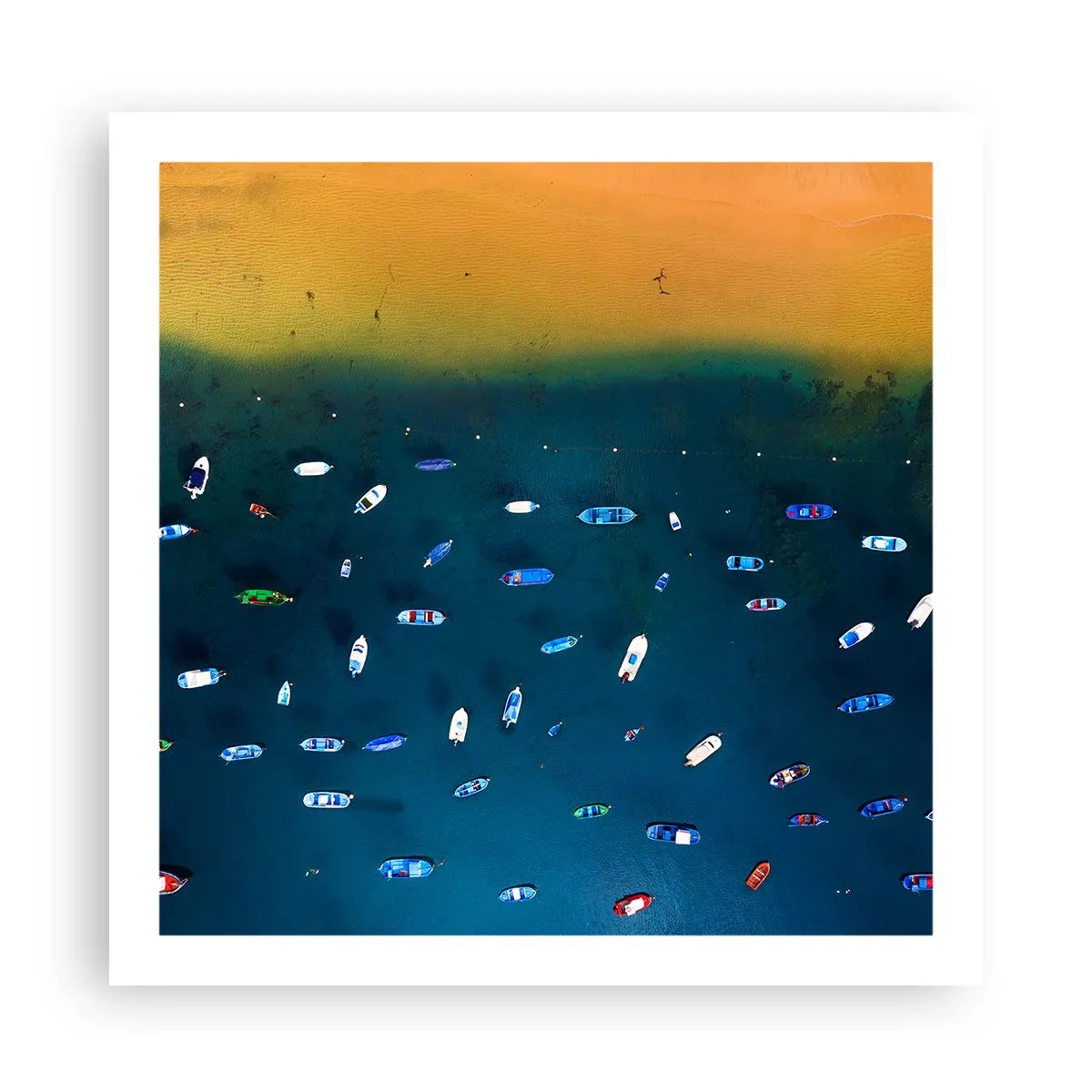Plakat - En ferieleg - 60x60 cm