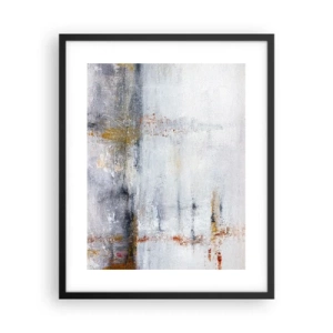 Plakat i sort ramme - Bag lufttæppet - 40x50 cm