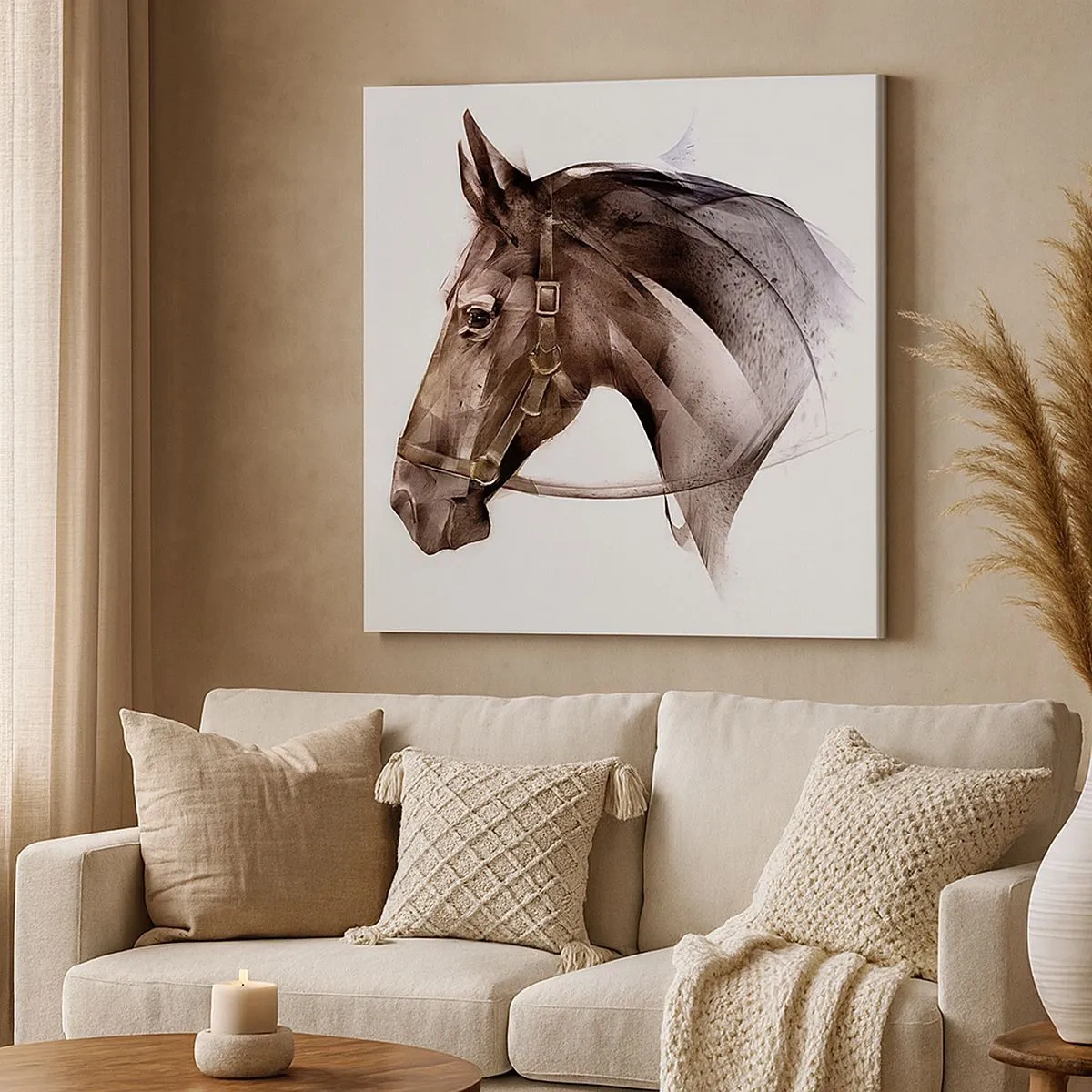 Lærredstryk - Billede på lærred - Sikke en charme - 30x30 cm