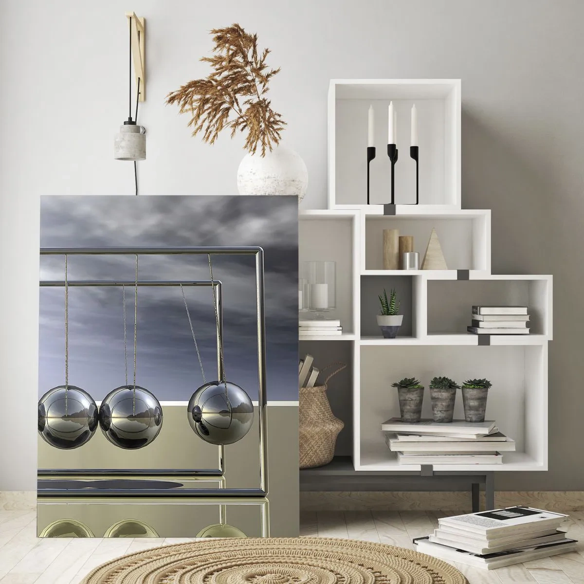Billede på glas - Verdens energi - 50x70 cm