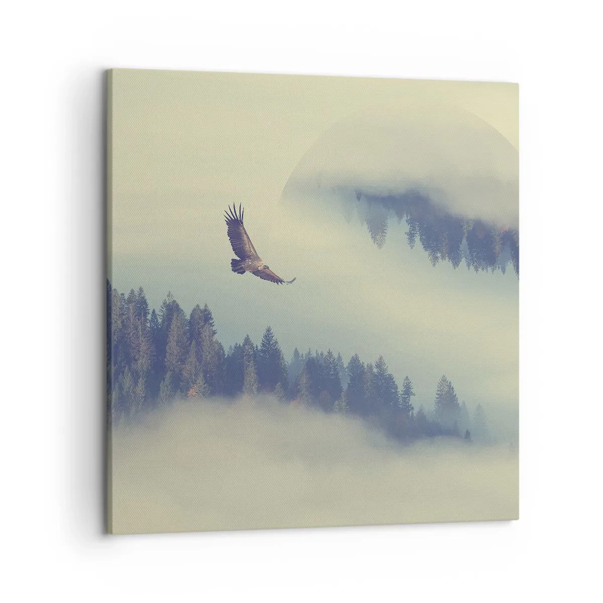 Lærredstryk - Billede på lærred - Jeg så en ørnes skygge - 50x50 cm