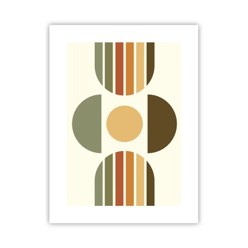 Plakat - I jordfarver - 30x40 cm