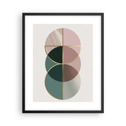 Plakat i sort ramme - Hjul for hjul… - 40x50 cm