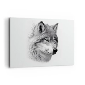 Lærredstryk - Billede på lærred - Alpha - uden tvivl - 120x80 cm